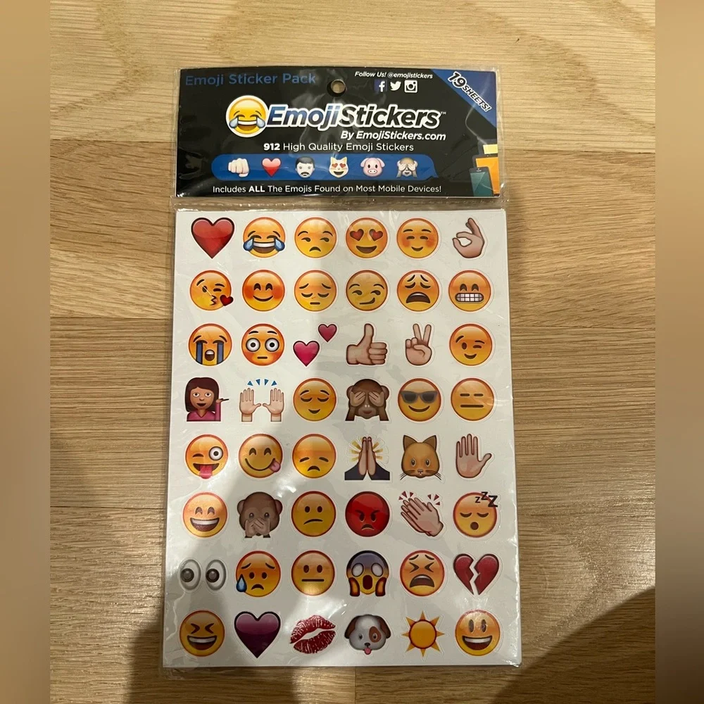 Pack of Emoji Stickers [New]